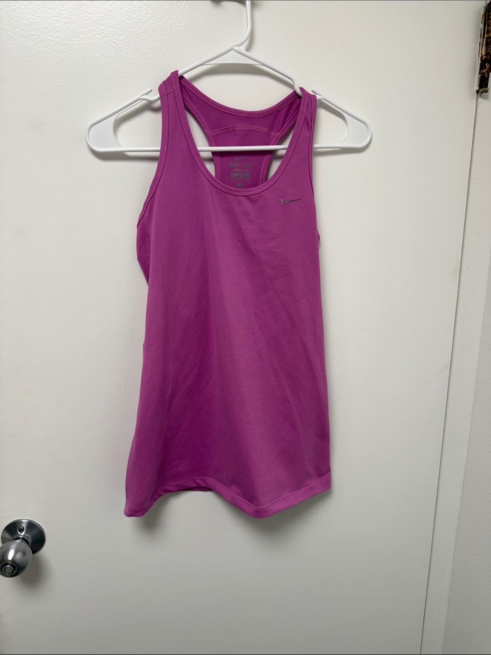 Nike Magenta Racerback Athletic Tank
